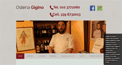 Desktop Screenshot of osteriagigino.com